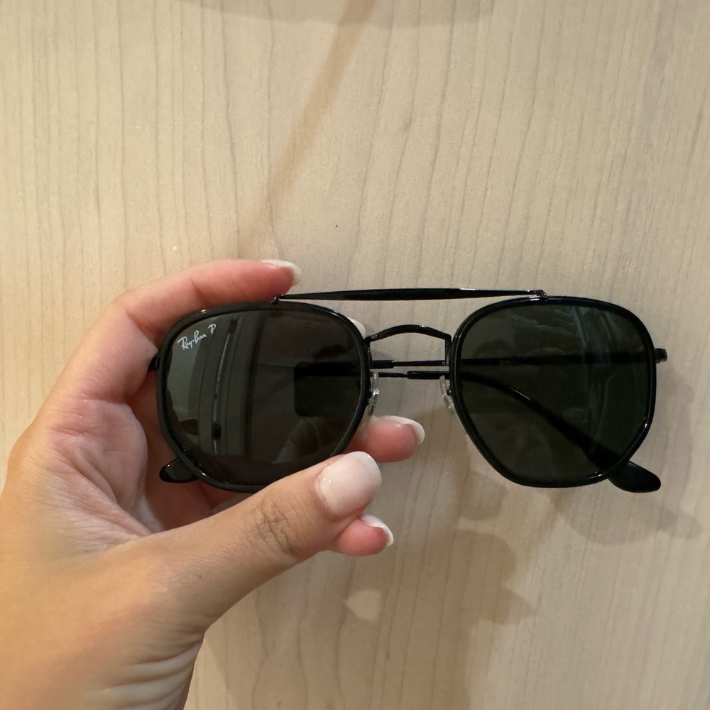 Ray-Ban Dark Green Square Sunglasses
